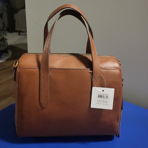 Fossil Sydney Satchel Medium Brown - Picture 4 of 9